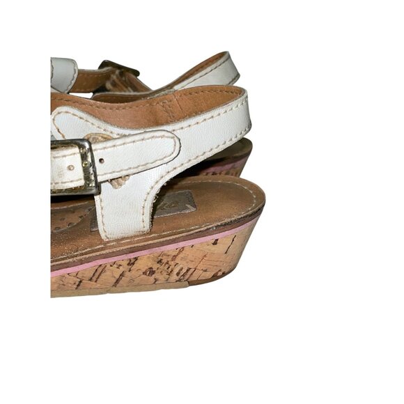 Vintage Dyna Kids Toddler Girls Sandals 6? Used White *Some Wear - Picture 8 of 16